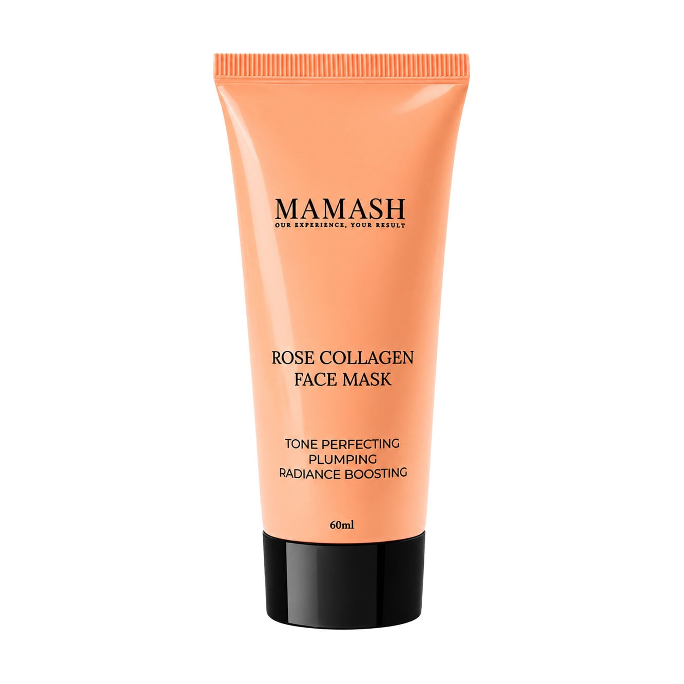 Маска для обличчя Mamash Rose Collagen Face Mask з дамаською трояндою та морським колагеном, 60 мл